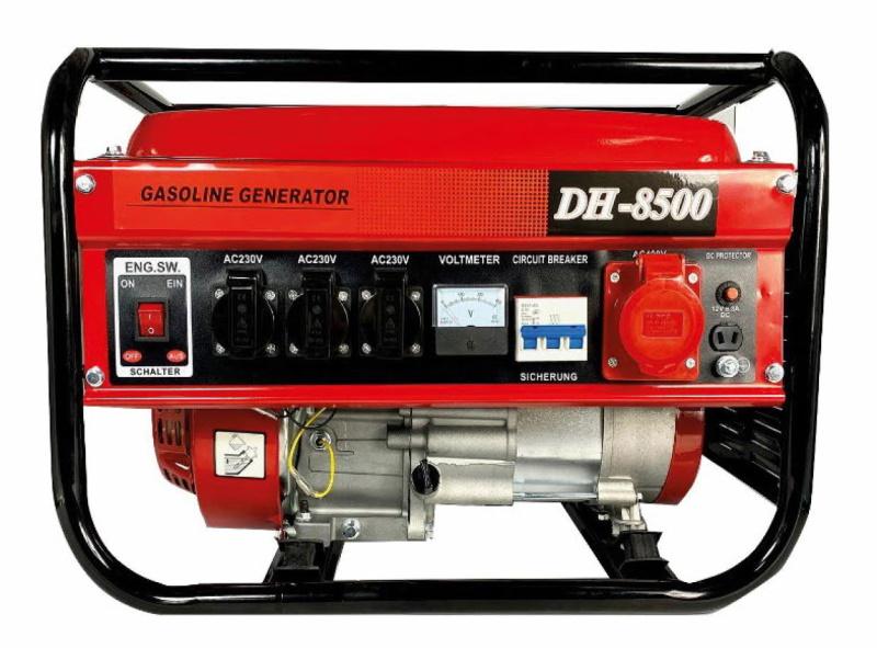 HANESGUT DH8500 Dieselgenerator – Frontansicht des leistungsstarken Notstromaggregats